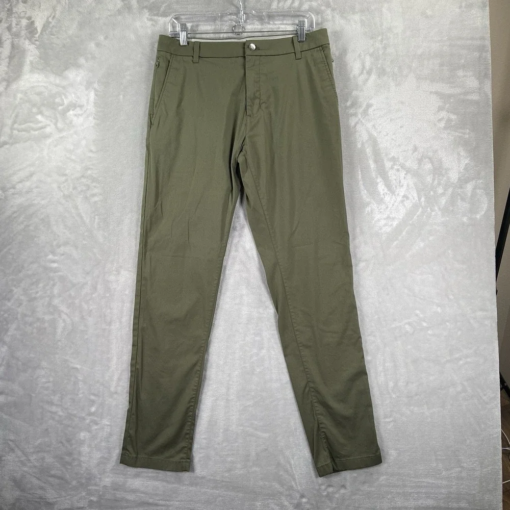Birddogs Pants Mens 32x31 Lined Performance Chino Classic Fit Stretch Minimal